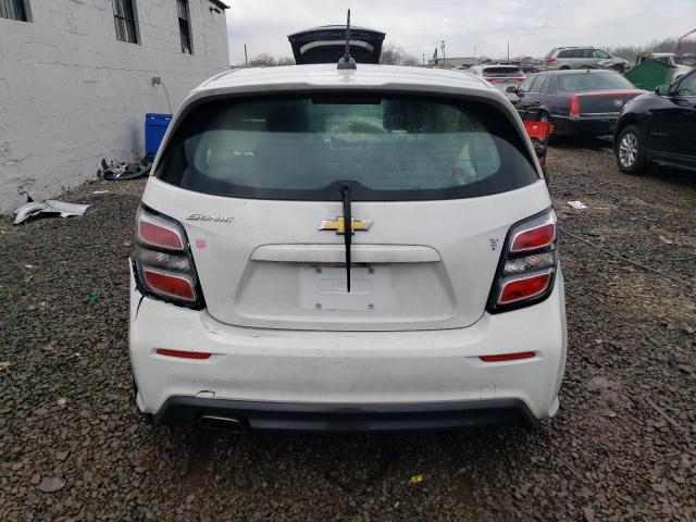 1G1JG6SH4H4144430 - 2017 CHEVROLET SONIC WHITE photo 6