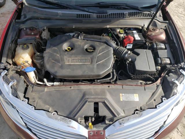 3LN6L2G93GR610756 - 2016 LINCOLN MKZ BROWN photo 11