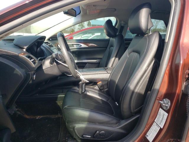 3LN6L2G93GR610756 - 2016 LINCOLN MKZ BROWN photo 7
