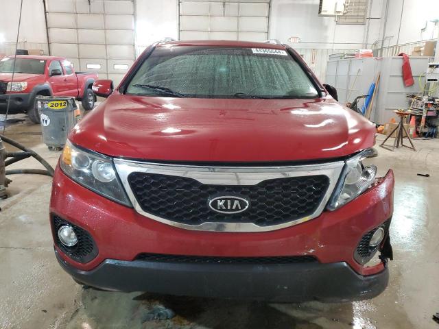 5XYKU4A16BG025719 - 2011 KIA SORENTO EX RED photo 5