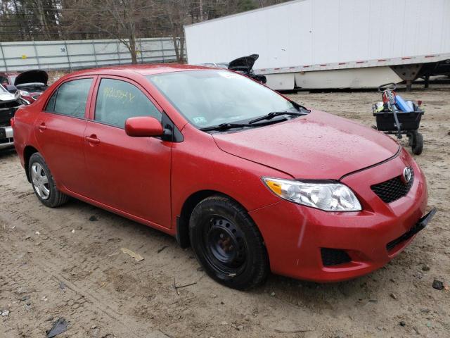 1NXBU4EE2AZ262844 - 2010 TOYOTA COROLLA BASE RED photo 4