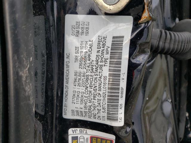 5J8TC1H52LL016165 - 2020 ACURA RDX TECHNOLOGY BLACK photo 14