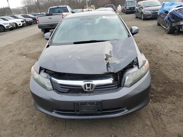 2HGFB2F50CH586395 - 2012 HONDA CIVIC LX GRAY photo 5