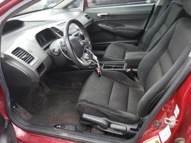 2HGFA16649H324622 - 2009 HONDA CIVIC LX-S Բորդո լուսանկար 7