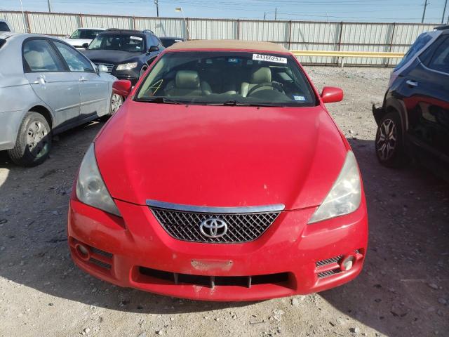 4T1FA38P88U155132 - 2008 TOYOTA CAMRY SOLA SE RED photo 5