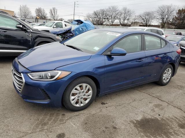 5NPD74LF3JH350036 - 2018 HYUNDAI ELANTRA SE BLUE photo 1