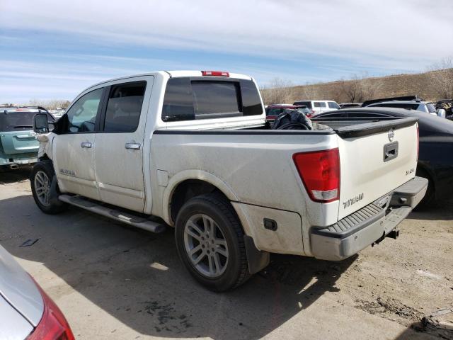 1N6AA0EC8DN306387 - 2013 NISSAN TITAN S WHITE photo 2