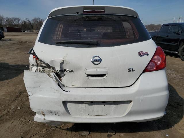 3N1BC13E17L426177 - 2007 NISSAN VERSA S WHITE photo 6