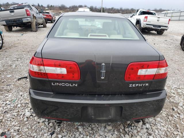 3LNHM26136R611762 - 2006 LINCOLN ZEPHYR BLACK photo 6