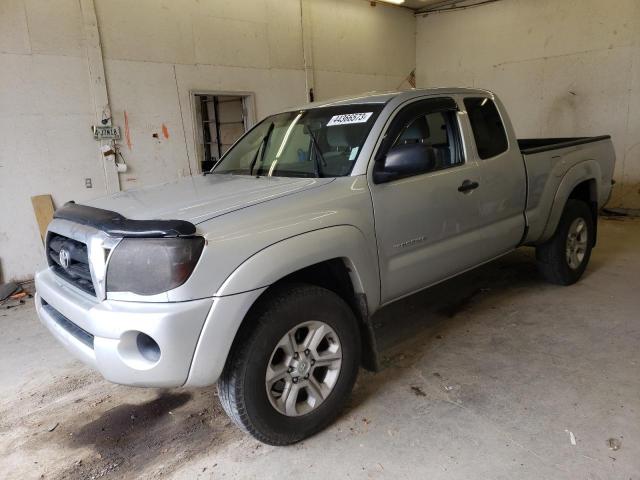 5TEUX42N08Z553840 - 2008 TOYOTA TACOMA ACCESS CAB ვერცხლისფერი ფოტო 1