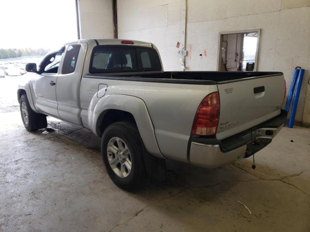 5TEUX42N08Z553840 - 2008 TOYOTA TACOMA ACCESS CAB SILVER photo 2