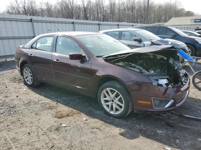 3FAHP0JA7BR217057 - 2011 FORD FUSION SEL BURGUNDY photo 4