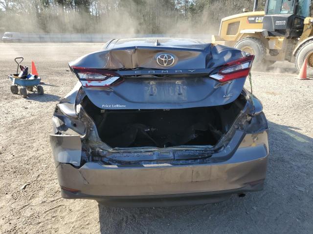 4T1C11AK9MU438459 - 2021 TOYOTA CAMRY LE GRAY photo 6