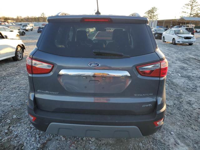 MAJ6S3KL5LC362864 - 2020 FORD ECOSPORT TITANIUM GRAY photo 6