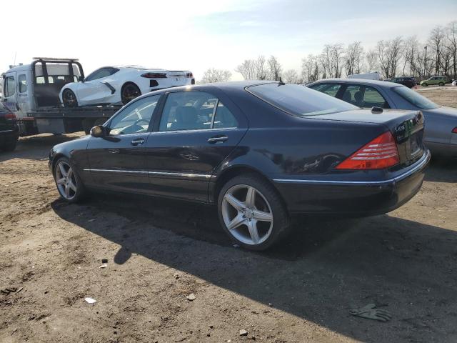 WDBNG83J84A388002 - 2004 MERCEDES-BENZ S 430 4MATIC BLUE photo 2