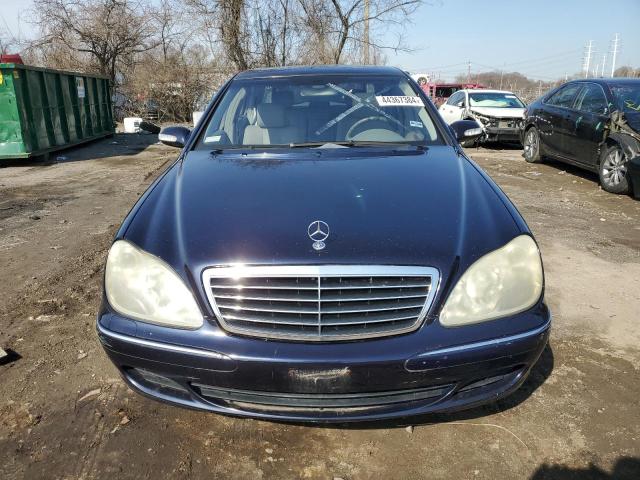 WDBNG83J84A388002 - 2004 MERCEDES-BENZ S 430 4MATIC BLUE photo 5