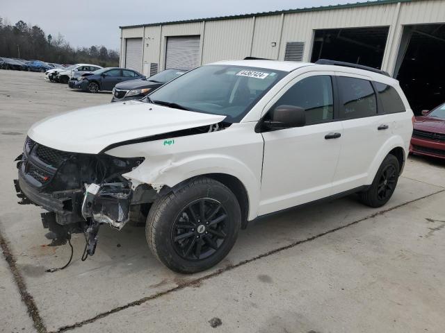 3C4PDCAB6JT447005 - 2018 DODGE JOURNEY SE WHITE photo 1