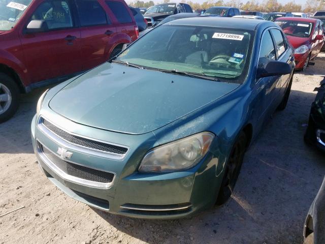 1G1ZG57B99F105940 - 2009 CHEVROLET MALIBU LS BLUE photo 2