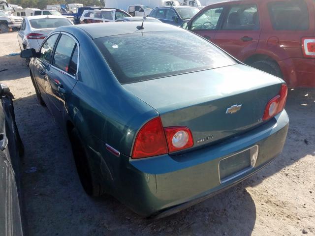 1G1ZG57B99F105940 - 2009 CHEVROLET MALIBU LS BLUE photo 3