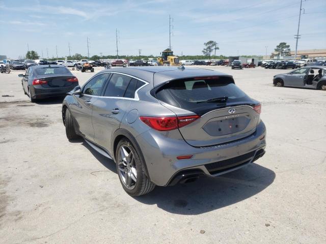 SJKCH5CP9HA024358 - 2017 INFINITI QX30 BASE GRAY photo 3