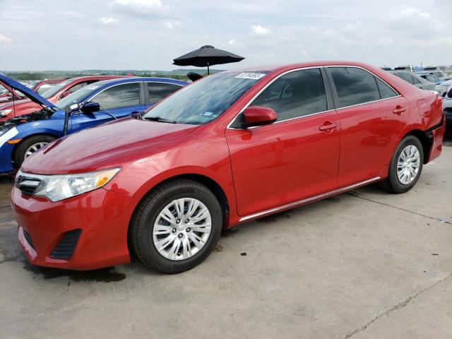 4T4BF1FK0ER339333 - 2014 TOYOTA CAMRY L RED photo 1