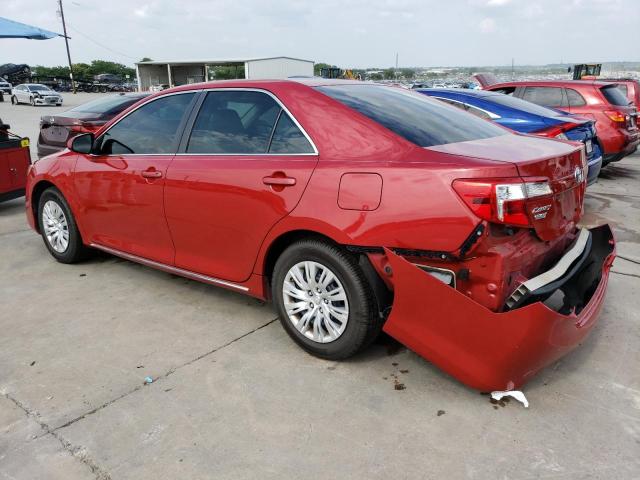 4T4BF1FK0ER339333 - 2014 TOYOTA CAMRY L RED photo 2