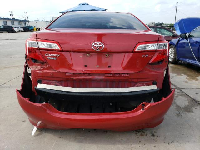 4T4BF1FK0ER339333 - 2014 TOYOTA CAMRY L RED photo 6