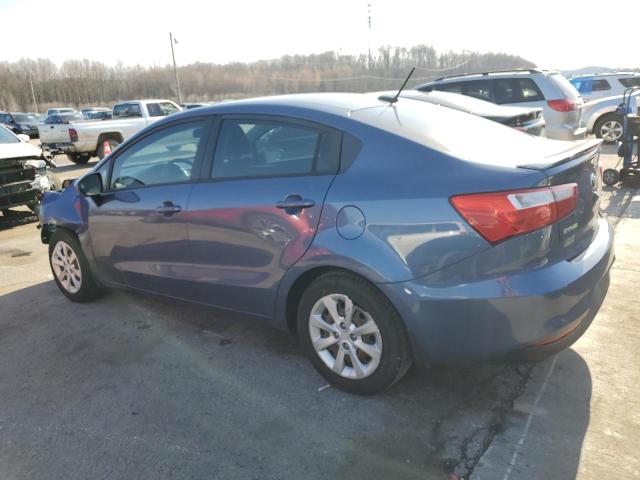 KNADN4A31G6663097 - 2016 KIA RIO EX BLUE photo 2