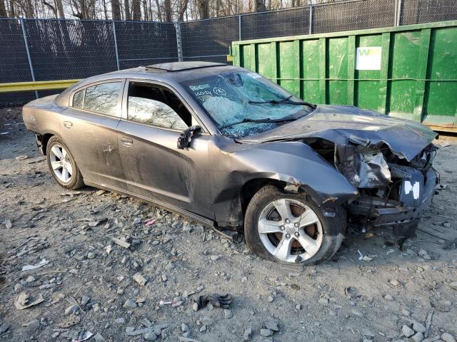 2C3CDXBG6EH215717 - 2014 DODGE CHARGER SE GRAY photo 4