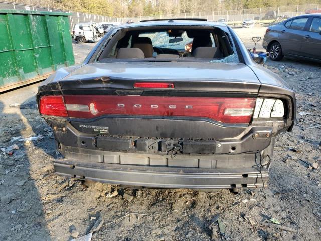 2C3CDXBG6EH215717 - 2014 DODGE CHARGER SE GRAY photo 6