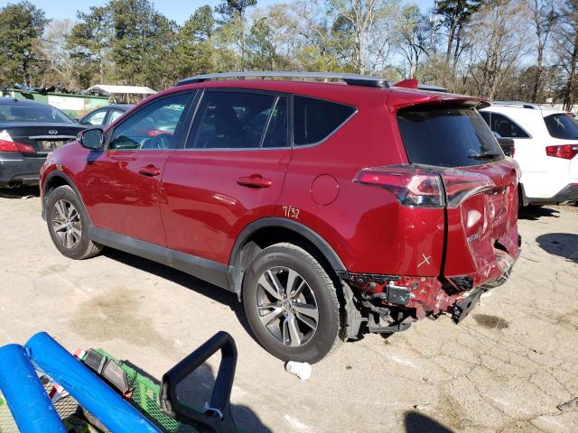 2T3WFREV4JW473379 - 2018 TOYOTA RAV4 ADVENTURE RED photo 2