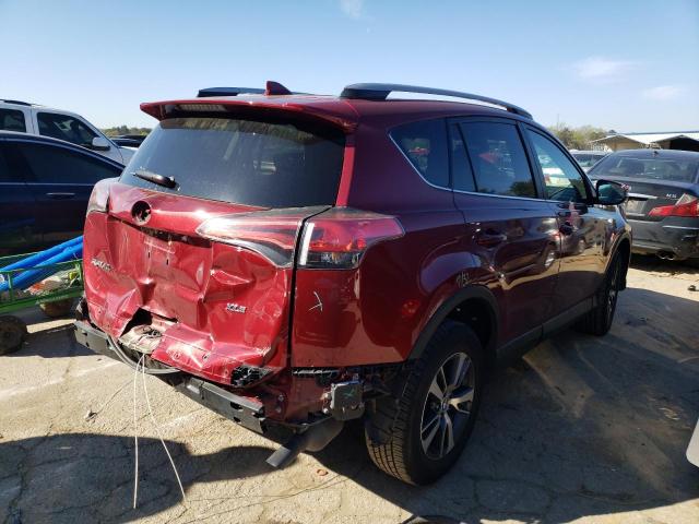 2T3WFREV4JW473379 - 2018 TOYOTA RAV4 ADVENTURE RED photo 3