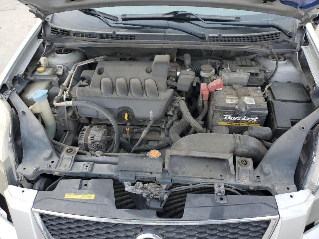 3N1AB6AP2CL659527 - 2012 NISSAN SENTRA 2.0 SILVER photo 11