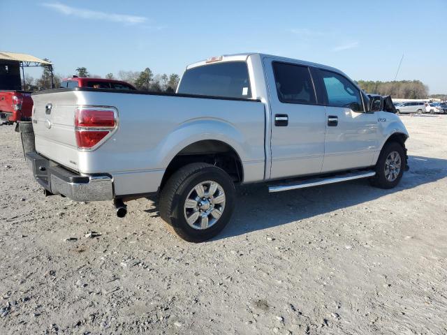 1FTFW1CF8CKD01817 - 2012 FORD F150 SUPERCREW SILVER photo 3