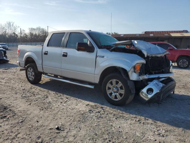 1FTFW1CF8CKD01817 - 2012 FORD F150 SUPERCREW SILVER photo 4