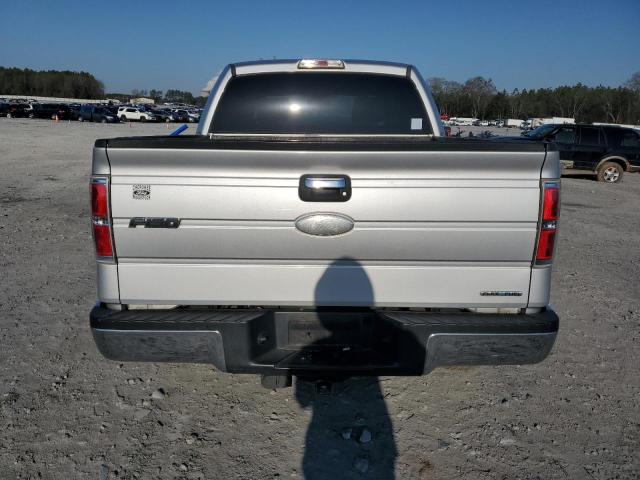 1FTFW1CF8CKD01817 - 2012 FORD F150 SUPERCREW SILVER photo 6