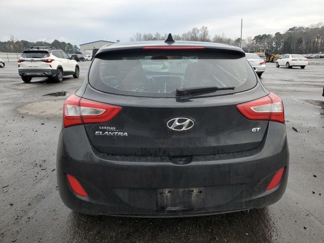 KMHD35LH4EU204058 - 2014 HYUNDAI ELANTRA GT BLACK photo 6