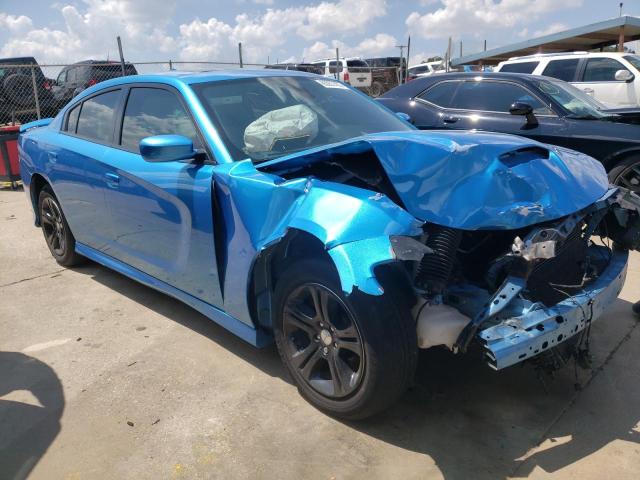 2C3CDXHG3KH522619 - 2019 DODGE CHARGER GT BLUE photo 4