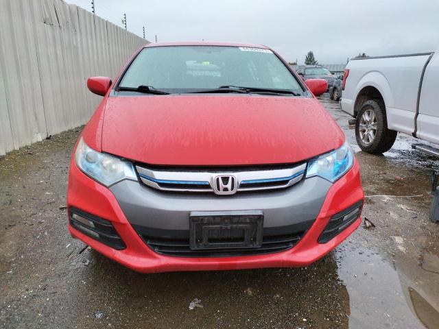 JHMZE2H3XCS006608 - 2012 HONDA INSIGHT RED photo 5