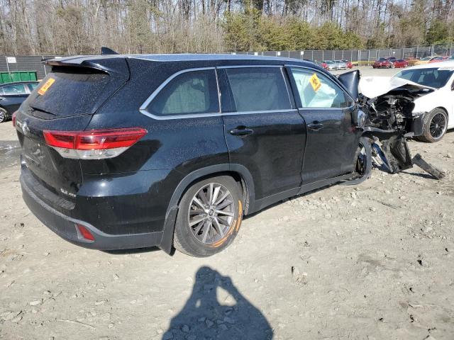 5TDJZRFH4KS702186 - 2019 TOYOTA HIGHLANDER SE BLACK photo 3