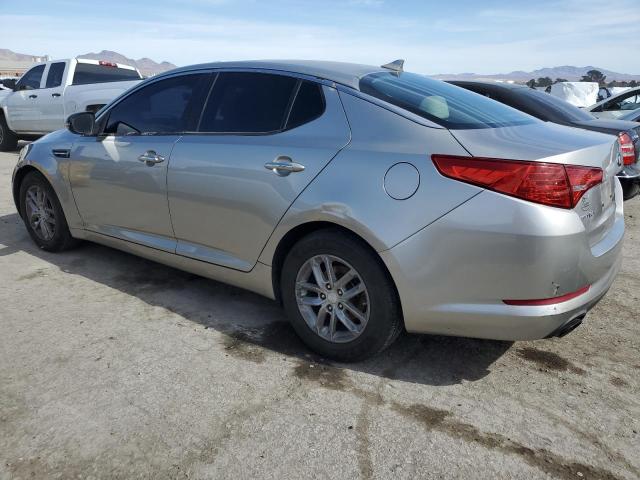 KNAGM4A74D5440010 - 2013 KIA OPTIMA LX SILVER photo 2