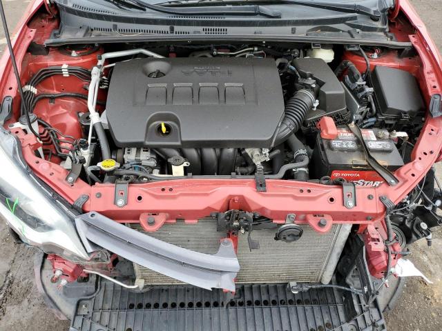 2T1BURHE5GC514962 - 2016 TOYOTA COROLLA L RED photo 11