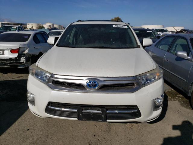 JTEDC3EH2C2006248 - 2012 TOYOTA HIGHLANDER HYBRID LIMITED WHITE photo 5