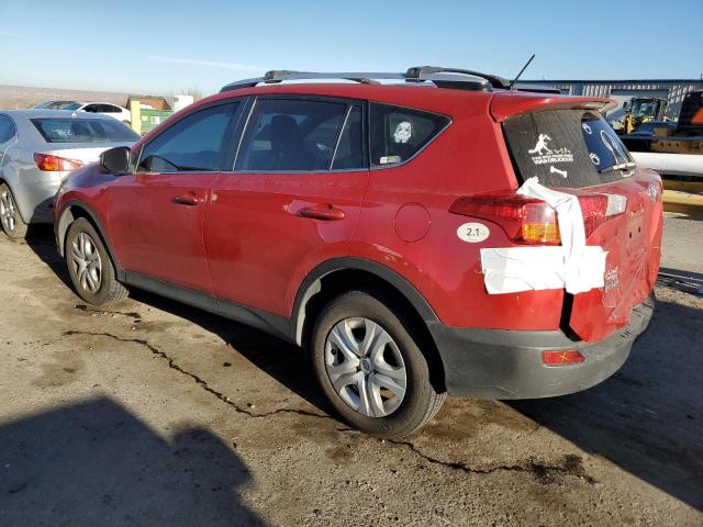 JTMBFREV6EJ004667 - 2014 TOYOTA RAV4 LE RED photo 2