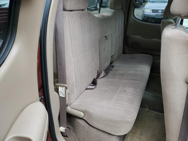 5TBRT3412YS002725 - 2000 TOYOTA TUNDRA ACCESS CAB BURGUNDY photo 10