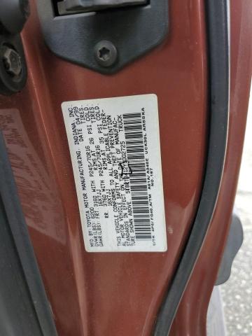 5TBRT3412YS002725 - 2000 TOYOTA TUNDRA ACCESS CAB 勃艮第红 照片 13