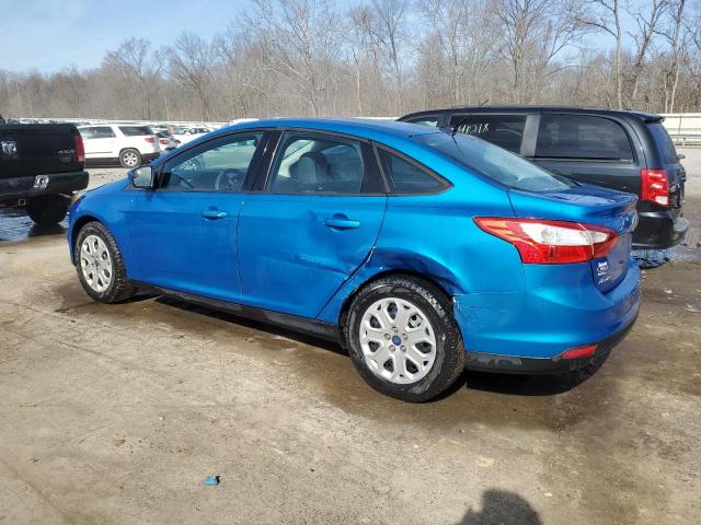 1FAHP3F27CL463805 - 2012 FORD FOCUS SE BLUE photo 2