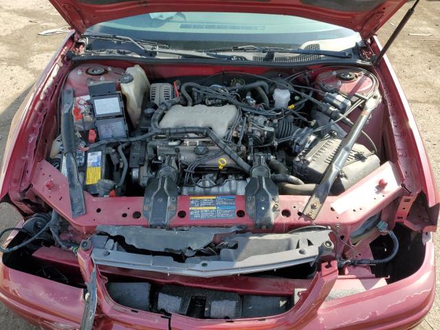 2G1WF52E759387053 - 2005 CHEVROLET IMPALA MAROON photo 11