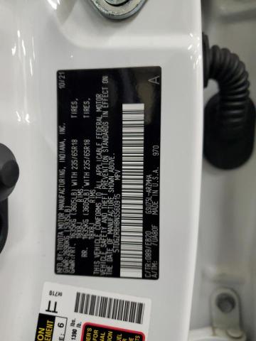 5TDGZRBH8NS560915 - 2022 TOYOTA HIGHLANDER XLE WHITE photo 13