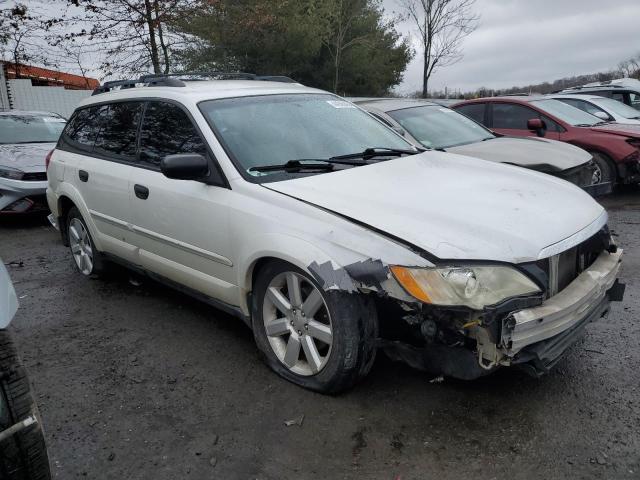 4S4BP61C287341172 - 2008 SUBARU OUTBACK 2.5I WHITE photo 4